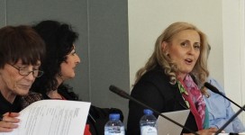 Dr Vesna Knjeginjić, Ministry of Health Republic of Serbia, addresses our meeting in Brussels
